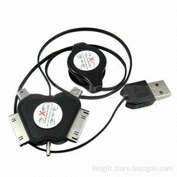 5-in-1 Retractable USB Cable